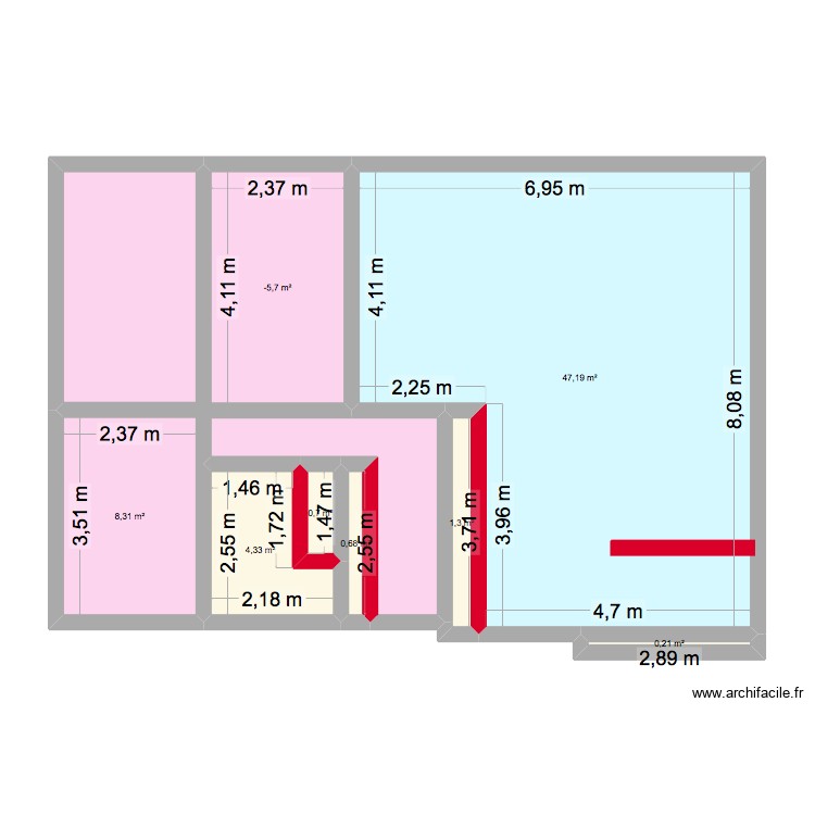 plan 01. Plan de 0 pièce et 0 m2