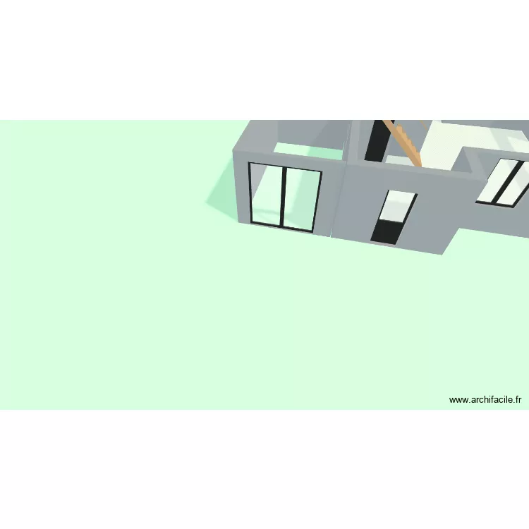 Structure nue 1. Plan de 5  et 89 m²