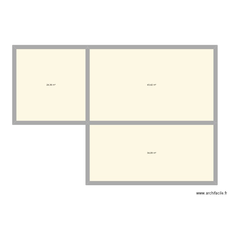 CHABAS ROQUEBRUNE SUR ARGENS. Plan de 3 pièces et 102 m2