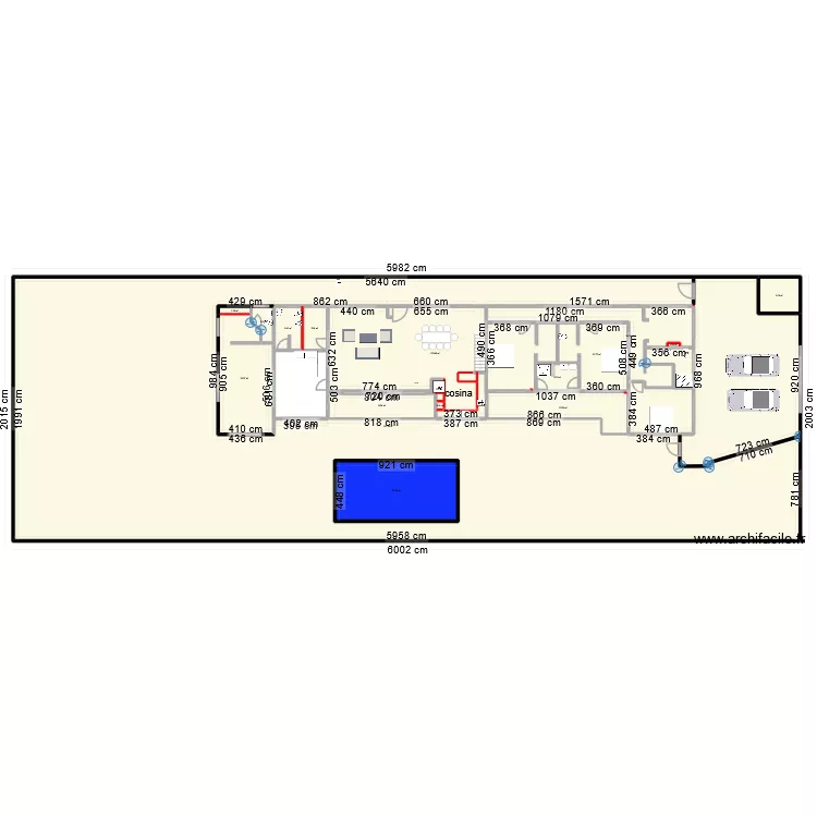 casa de mi amor 11. Plan de 19  et 1178 m²