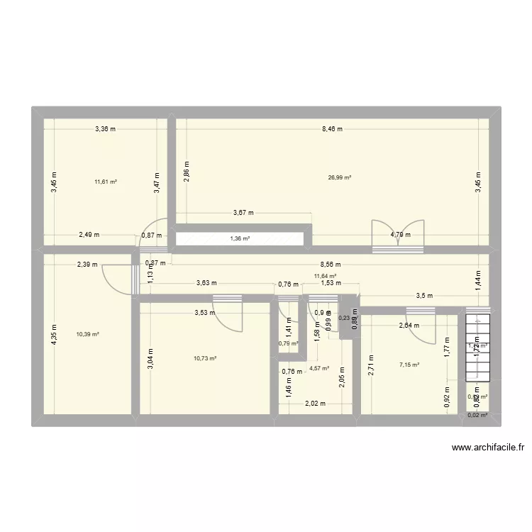 maison. Plan de 13 et 87 m² maison. Plan de 13 et 87 m²