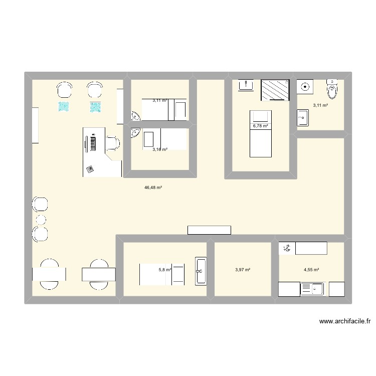 Institut HERIA. Plan de 0 pièce et 0 m2