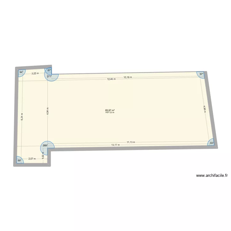 TERASE NAVEEN. Plan de 1 Pièce et 66 m² TERASE NAVEEN. Plan de 1 Pièce et 66 m²