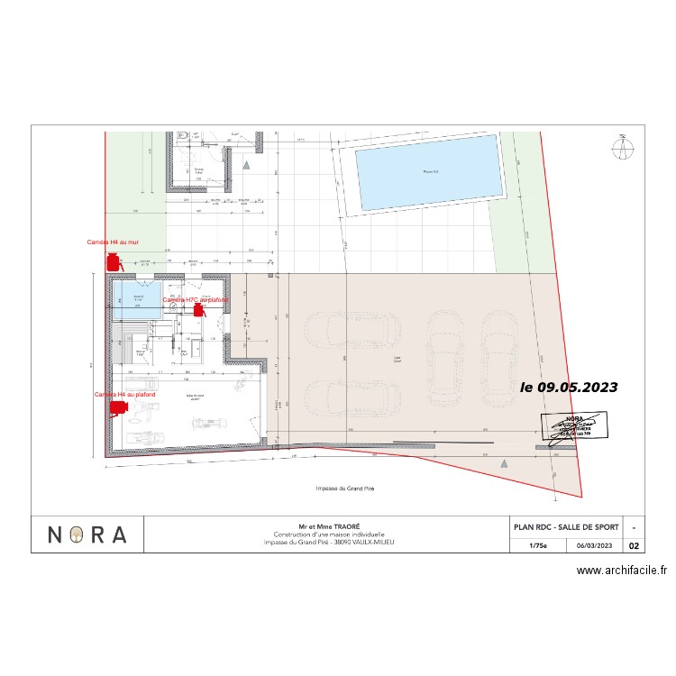 TRAORE VILLA. Plan de 0 pièce et 0 m2