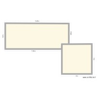 plan du dessus avec extension