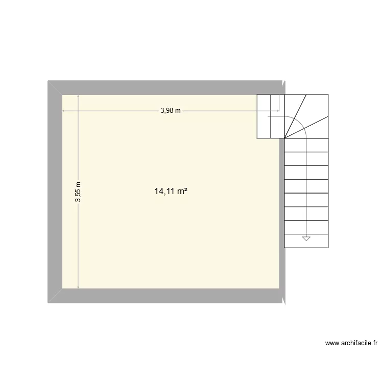 147 bvd Paris Lillers cave. Plan de 1 et 14 m² 147 bvd Paris Lillers cave. Plan de 1 et 14 m²