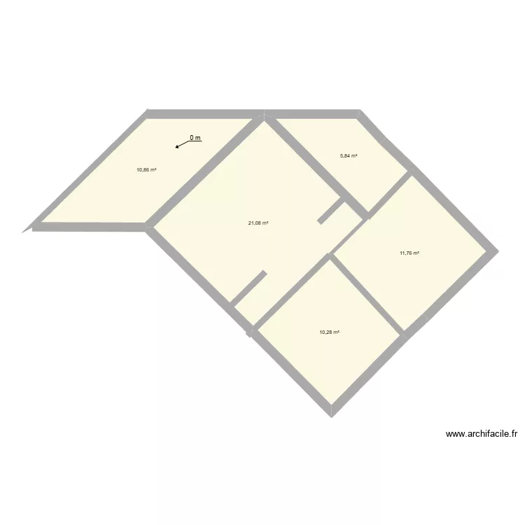 chaloupe ,3. Plan de 5 Pièces et 60 m² chaloupe ,3. Plan de 5 Pièces et 60 m²