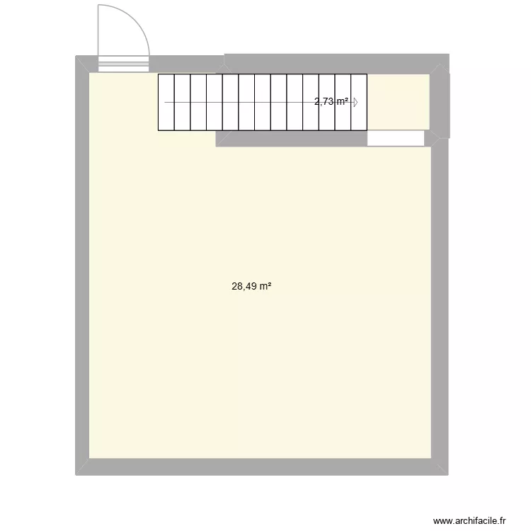 LOCAL SKI CLUB ALPINS SDF. Plan de 2  et 31 m²