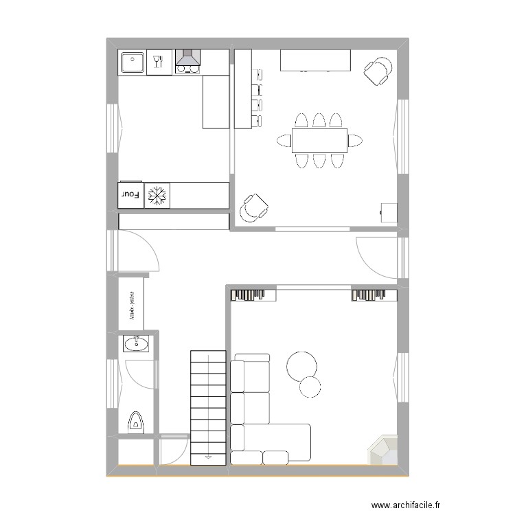 chaalons v24. Plan de 20 pièces et 231 m2