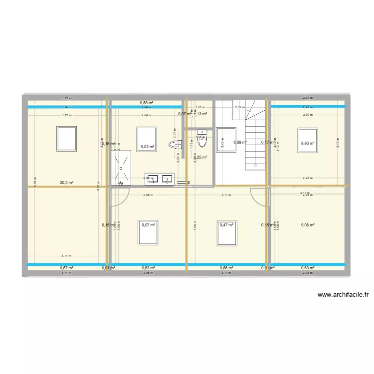 Marec Xavier etage projet 2. Plan de 