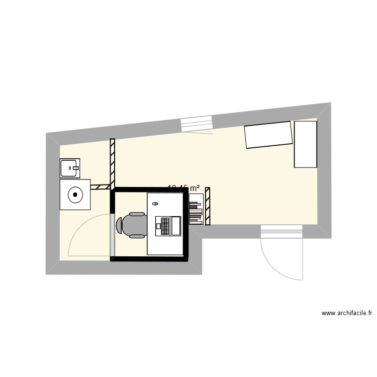 Buanderie2. Plan de 0 pièce et 0 m2