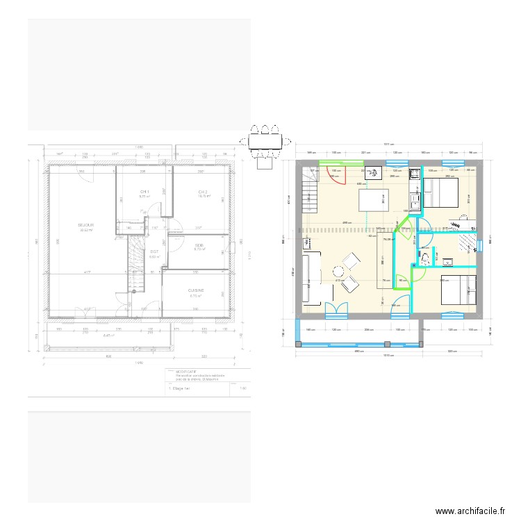 Pied de la Chèvre Projet V. Plan de 0 pièce et 0 m2