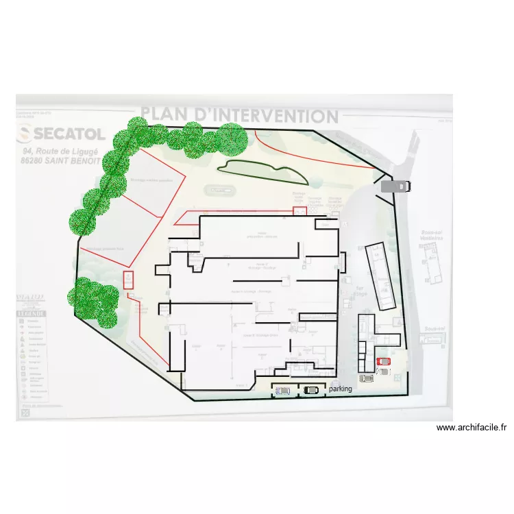 plan secatol. Plan de 