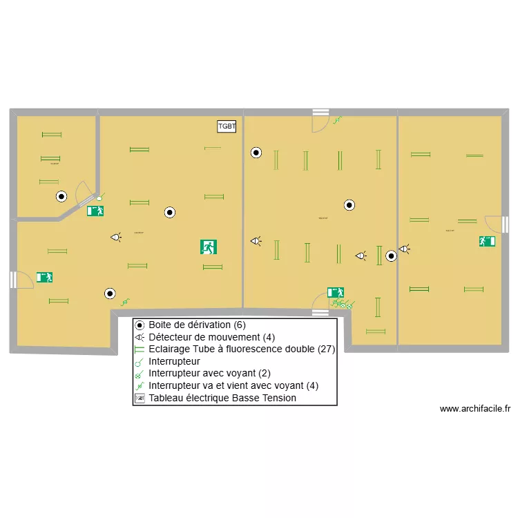 Plan architectural atelier 1. Plan de 