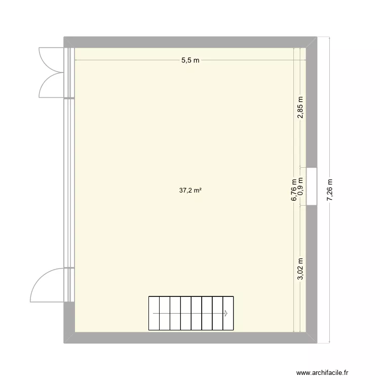 Plan de base. Plan de 1 et 37 m² Plan de base. Plan de 1 et 37 m²