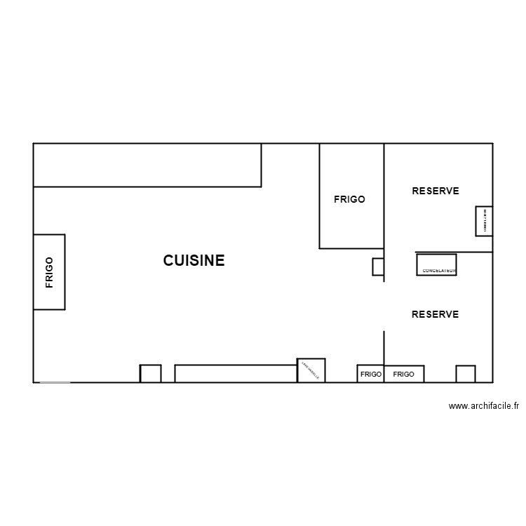 ACARAJE NO ESPETO. Plan de 14 pièces et 114 m2
