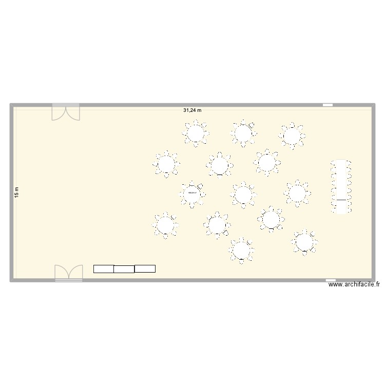 Mariage Céline. Plan de 1 pièce et 469 m2