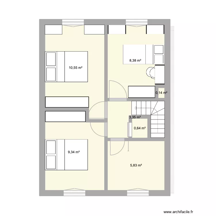 Maison Pegomas R+1. Plan de Maison Pegomas R+1. Plan de