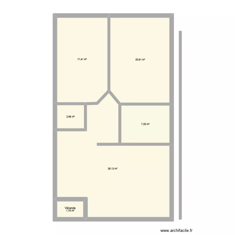 aafvyh. Plan de 6 pièces et 88 m² aafvyh. Plan de 6 pièces et 88 m²