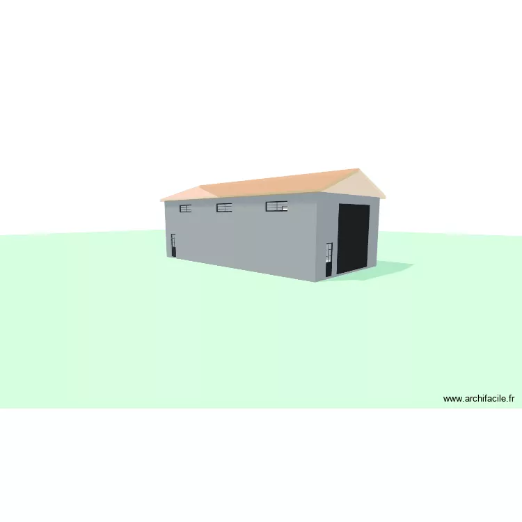 garage 24 50. Plan de 1  et 112 m²