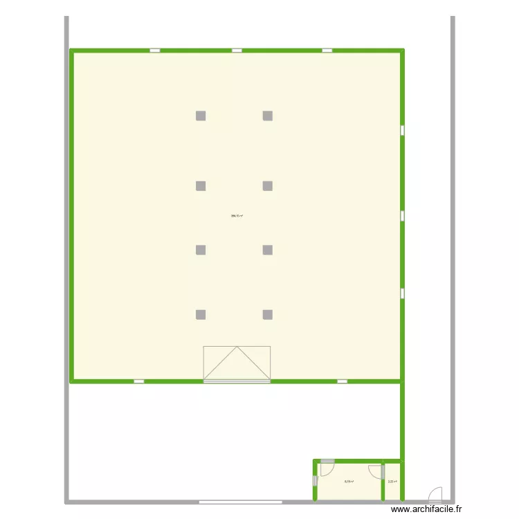 Entrep&ocirc;t. Plan de 