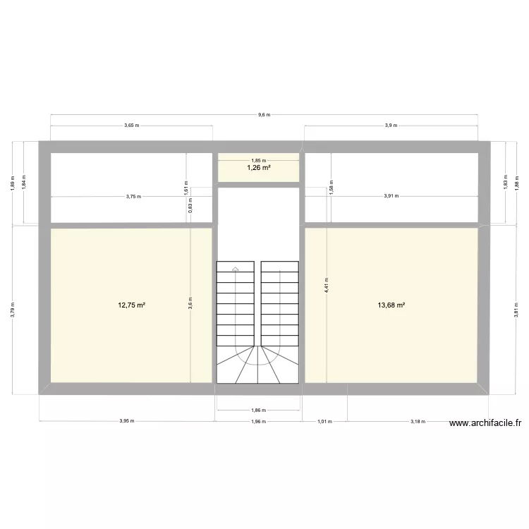 1er Etage Rte Vinsobres. Plan de 3 Pièces et 28 m² 1er Etage Rte Vinsobres. Plan de 3 Pièces et 28 m²
