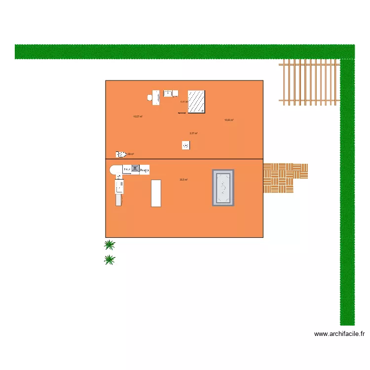 julie. Plan de 6 et 66 m² julie. Plan de 6 et 66 m²