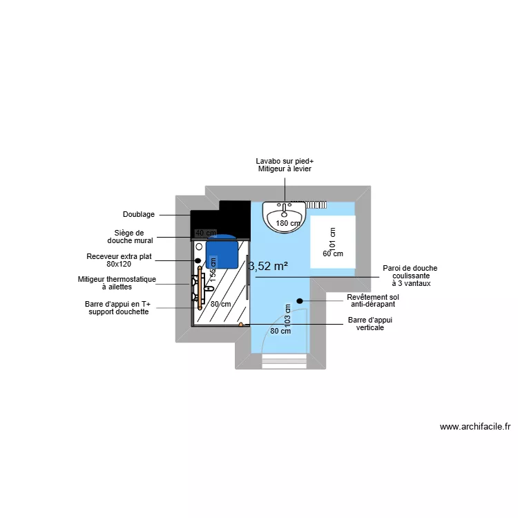 Projet BENKOUITTEN. Plan de 