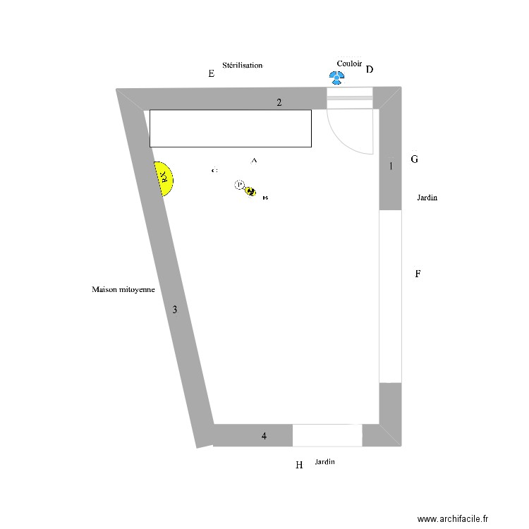 Cabinet 1 Fées des dents. Plan de 0 pièce et 0 m2