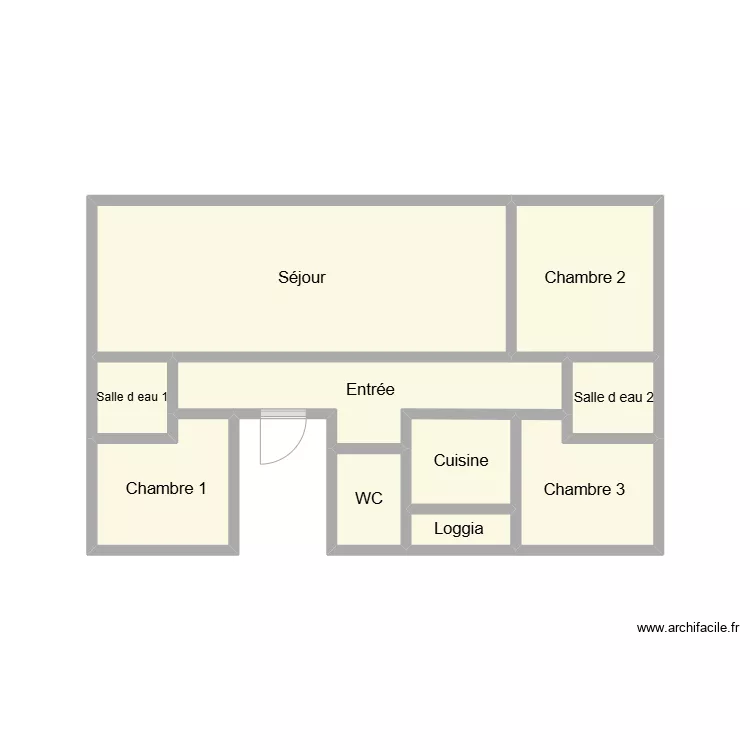 2502 LAGACHE. Plan de 