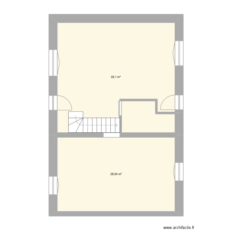 10 le grand sauloy 18240 Léré. Plan de 4 pièces et 133 m2
