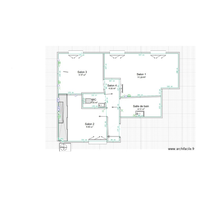Plan elec à refaire Romans. Plan de 0 pièce et 0 m2