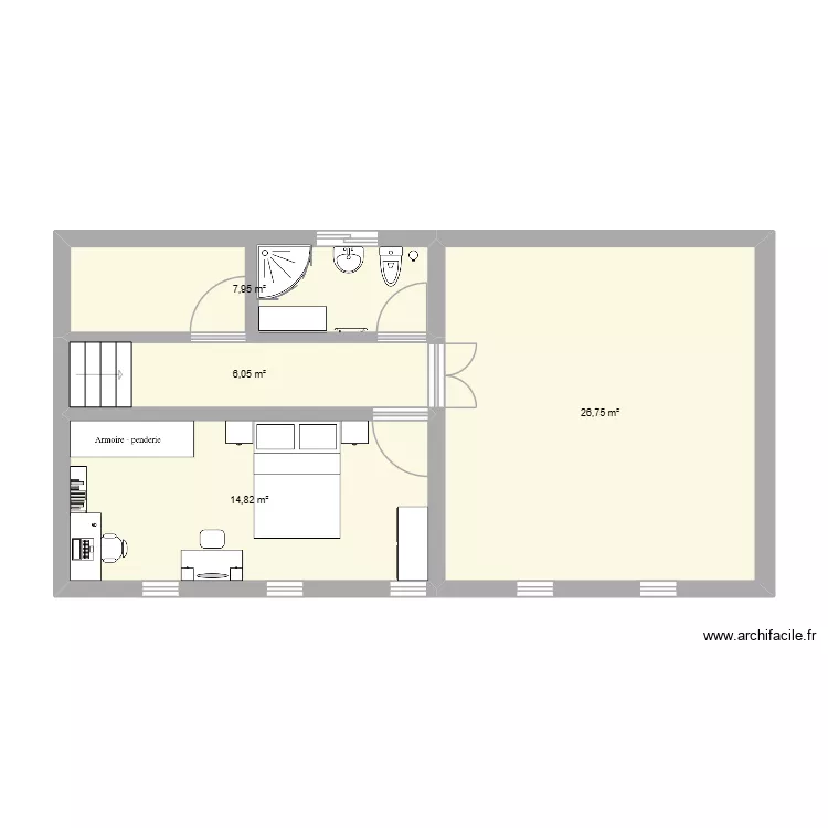 MAZZARELLI R+1. Plan de 4 et 56 m² MAZZARELLI R+1. Plan de 4 et 56 m²