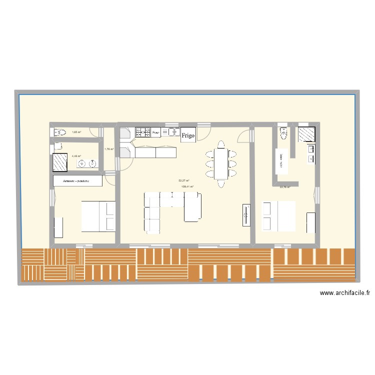 Plan de reve. Plan de 6 pièces et 294 m2