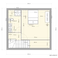 Etage chambre + salle de bains + wc v2
