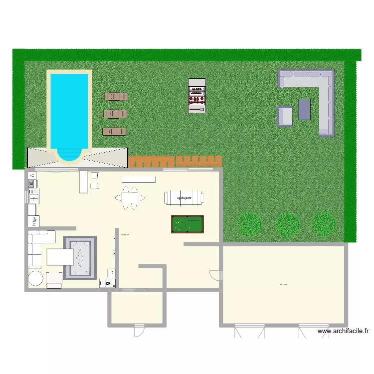 chalet de luxe victor et louane future. Plan de 