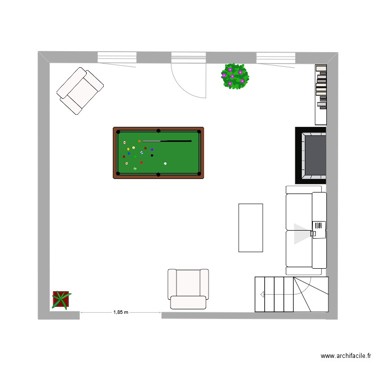 salon séjour maison Linselles. Plan de 0 pièce et 0 m2
