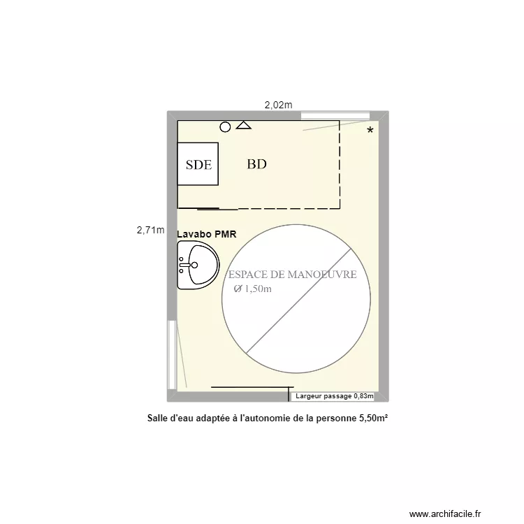 Plan adéquate-PAILHES Marielle. Plan de 1 et 5 m² Plan adéquate-PAILHES Marielle. Plan de 1 et 5 m²