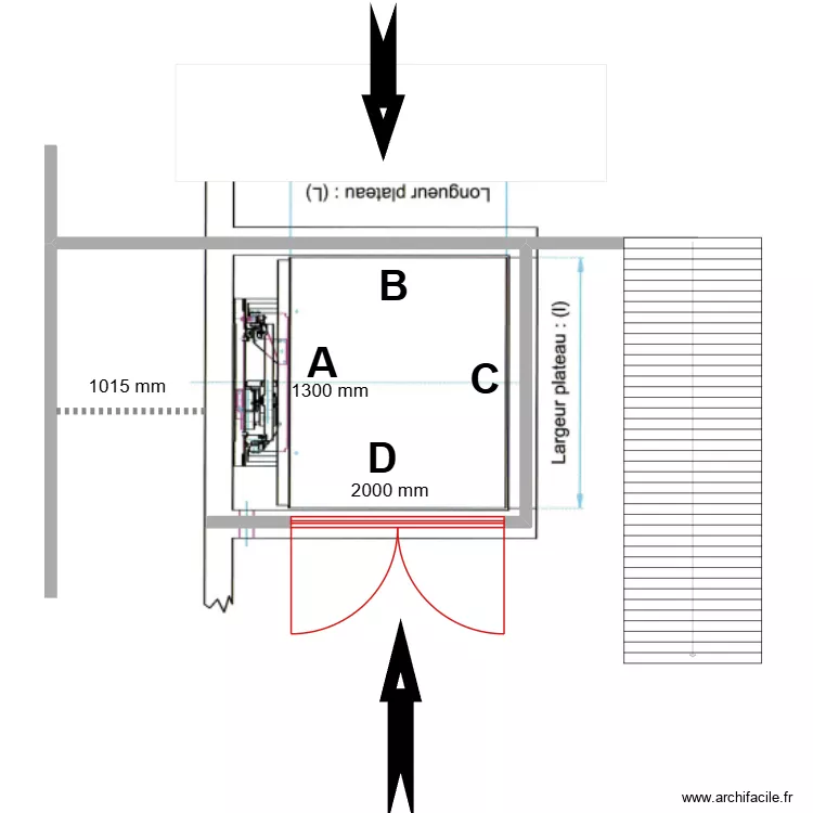 PLATEAU EC. Plan de 
