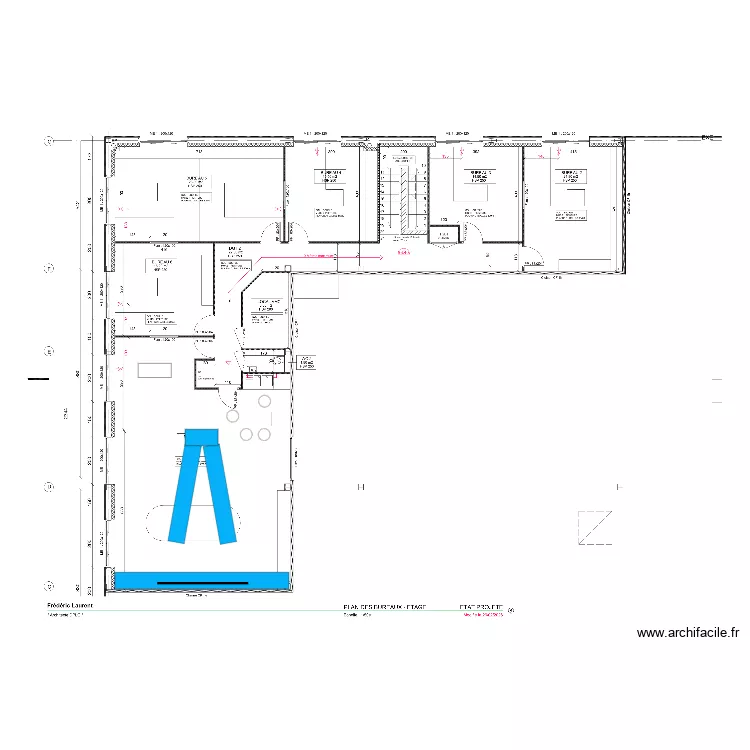 PLAN ETAGE MERIGNAC. Plan de PLAN ETAGE MERIGNAC. Plan de
