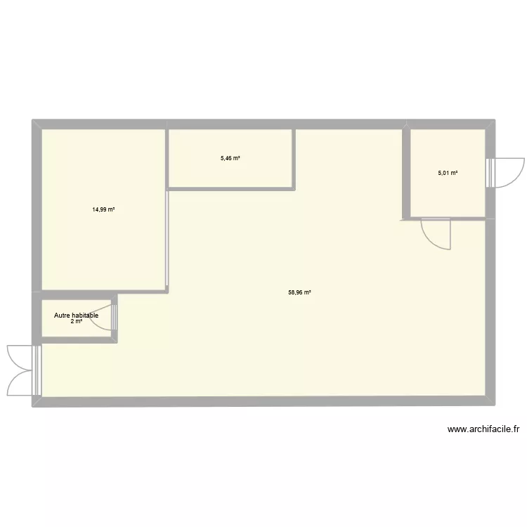 ezezrzerzer. Plan de 5  et 86 m²