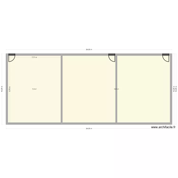 les logis du verdon 21 01 2026. Plan de 2  et 226 m²