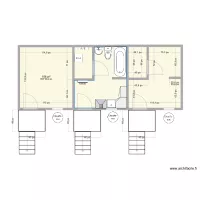 plan cabine maison grise
