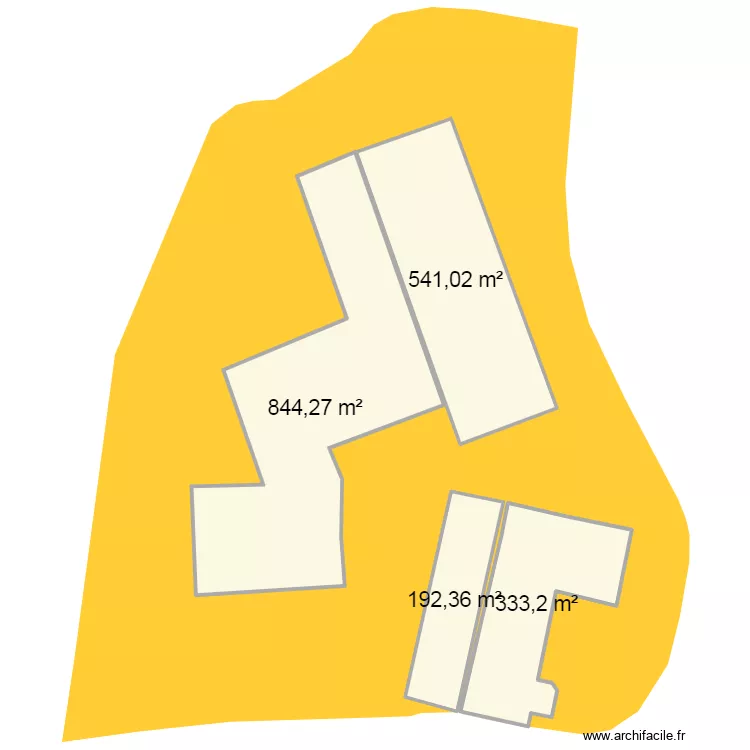stabu 2026. Plan de 4  et 1911 m²