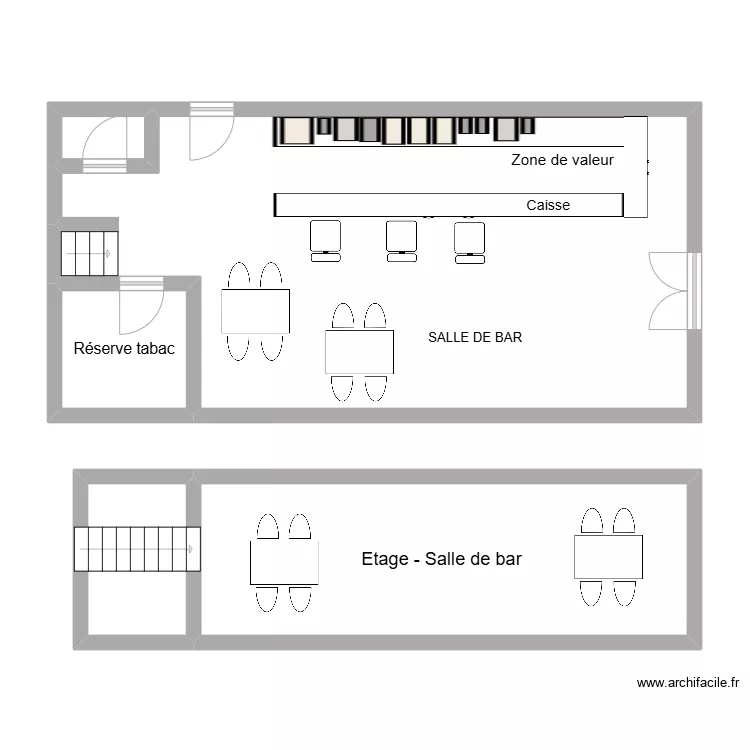 Plan de masse Tabac le KOFI 418. Plan de 