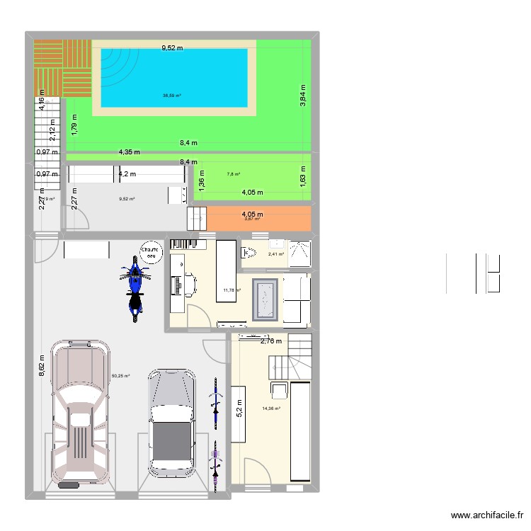 NIVEAU 0 BATTESTI. Plan de 0 pièce et 0 m2