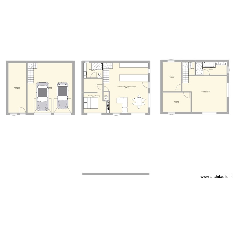 Montagnieu. Plan de 11 pièces et 186 m2