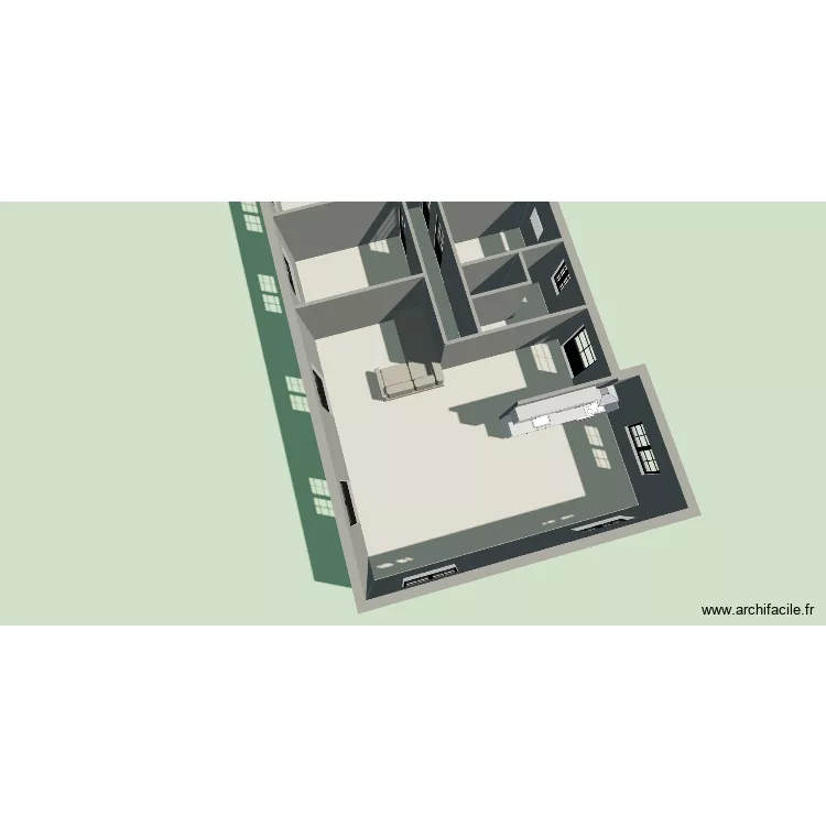 Maison Saint Amand 1. Plan de 8  et 100 m²