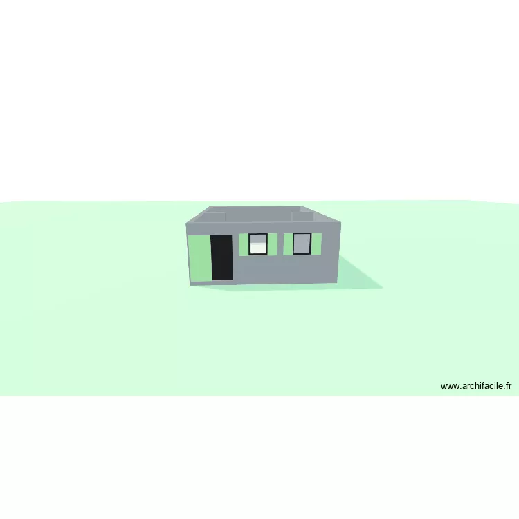  R D C   CUISINE  SALON. Plan de 