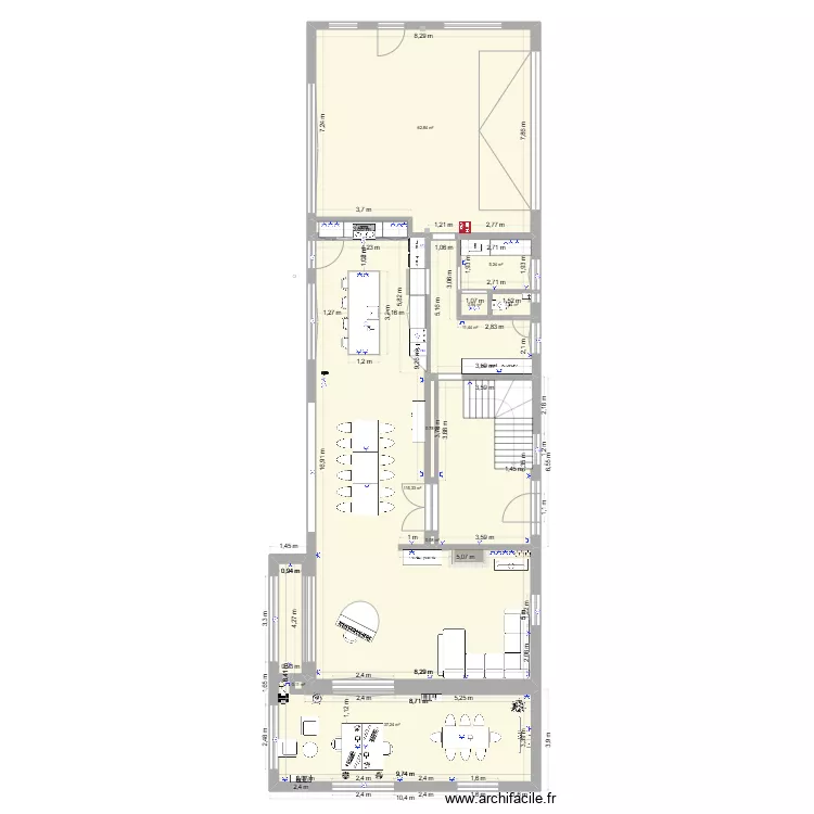 MLT Vincennes rez Am&eacute;nagement &eacute;lectricit&eacute;. Plan de 